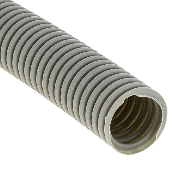 купить Труба гофра 50мм ПВХ 20м серый EKF с протяжкой  в Иванове Труба гофра 50мм ПВХ 20м серый EKF с протяжкой