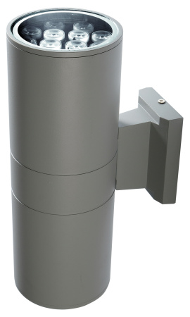 купить Светильник настенный свд 24Вт 6500К 2160лм IP65 серый металл в Иванове Светильник настенный свд 24Вт 6500К 2160лм IP65 серый металл