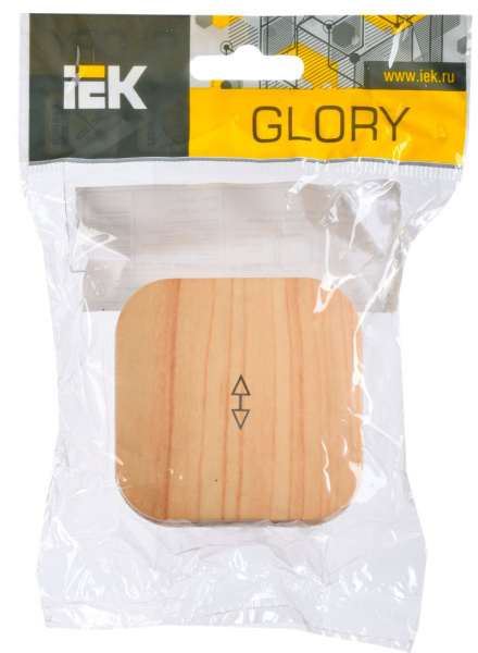 Глори сосна переключатель 1кл открытая 10А IP20 