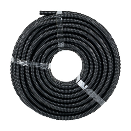 купить Труба гофра 16мм ПНД легкая 100м EKF черный в Иванове Труба гофра 16мм ПНД легкая 100м EKF черный