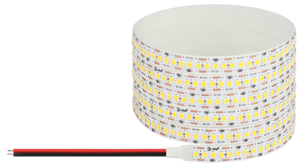 купить Лента свд 12В 19,2Вт/м 240свд/м 3000К 1600лм/м 2835 IP20 ЭРА в Иванове Лента свд 12В 19,2Вт/м 240свд/м 3000К 1600лм/м 2835 IP20 ЭРА
