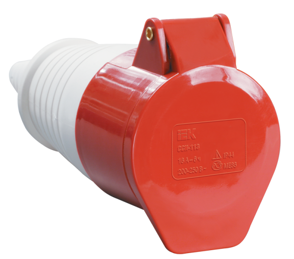 купить Розетка силовая переносная 32А 3P+PE IP44 ССИ-224 IEK в Иванове Розетка силовая переносная 32А 3P+PE IP44 ССИ-224 IEK