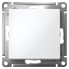 AtlasDesign белый переключатель 1кл скрытая 10А IP20 
