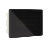 Бокс 12мод встраиваемый  черный черная прозрачная дверь IP40 FRAME DKC