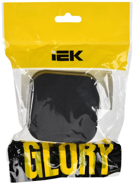 купить Глори черный выключатель 2кл открытая 10А IP20   в Иванове Глори черный выключатель 2кл открытая 10А IP20