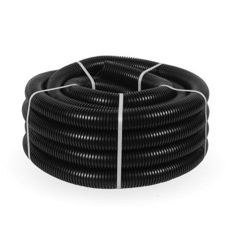 купить Труба гофра 50мм ПНД легкая 15м ПРОМРУКАВ черный с протяжкой HF в Иванове Труба гофра 50мм ПНД легкая 15м ПРОМРУКАВ черный с протяжкой HF