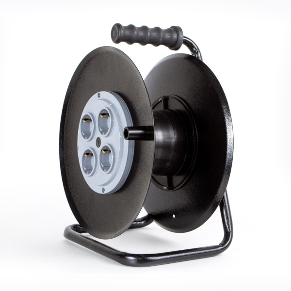 Катушка металлическая 4-мест с заземлением