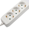 Удлинитель 3-мест 1,5м ПВС 3*1 белый выкл 3*USB Jazzway  струбцина