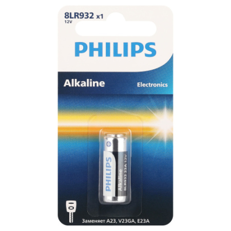 Батарейка A23(MN21) алкалиновая BL1 Philips 