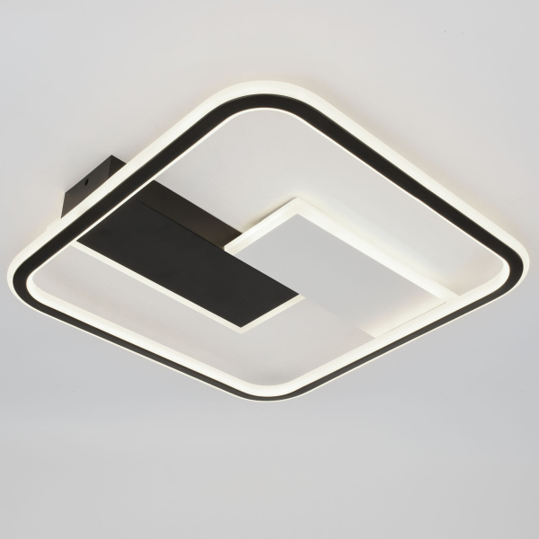 Светильник потолочный (люстра) свд 104Вт 3000К-6500К 8500лм черный пульт