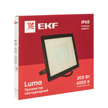 купить Прожектор свд 200Вт 6500К 16000лм черный IP65 110° Basic EKF  в Иванове Прожектор свд 200Вт 6500К 16000лм черный IP65 110° Basic EKF