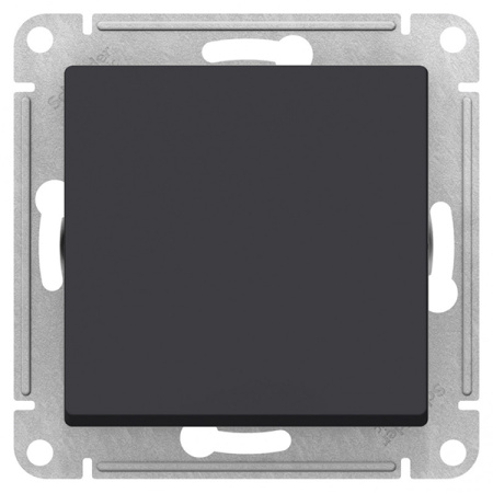 AtlasDesign Aqua карбон переключатель 1кл скрытая 10А IP44 