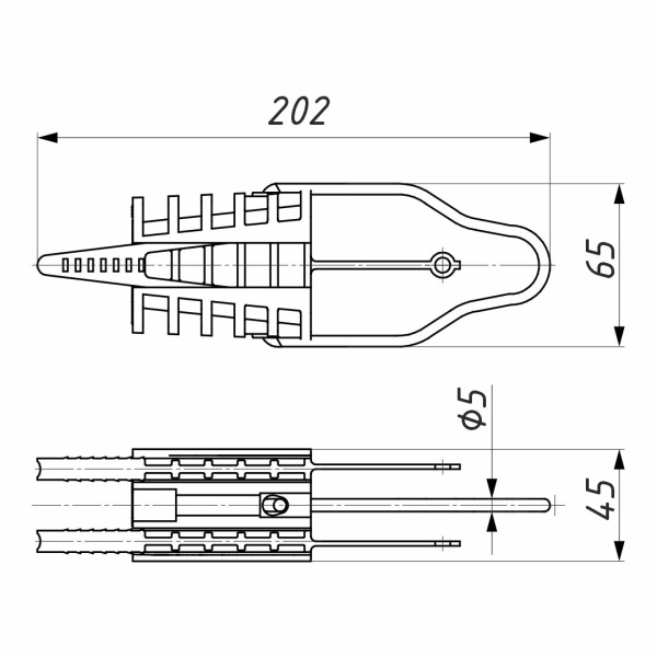 Зажим анкерный 2х16-4х35мм2 DN 126 НИЛЕД