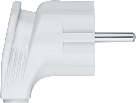 купить Вилка 16А угловая заземление белый пластик IP20 Navigator в Иванове Вилка 16А угловая заземление белый пластик IP20 Navigator