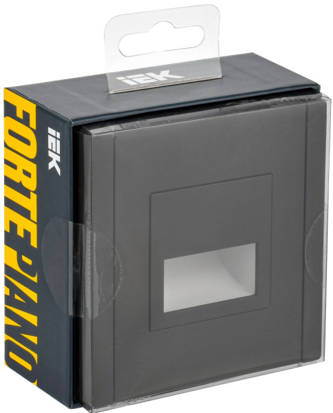 Фортепиано подсветка LED встраиваемая серый IEK