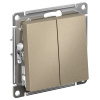 AtlasDesign шампань выключатель 2кл скрытая 10А IP20 