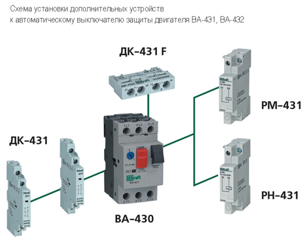 купить Автомат защиты двигателя 1,6-2,5А ВА-431 Schneider Electric в Иванове Автомат защиты двигателя 1,6-2,5А ВА-431 Schneider Electric