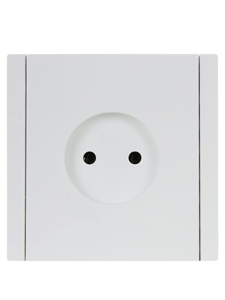 Фортепиано белый розетка скрытая 1-мест IP20 