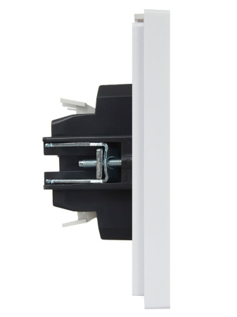 Фортепиано белый переключатель 2кл с подсветкой скрытая 10А IP20 