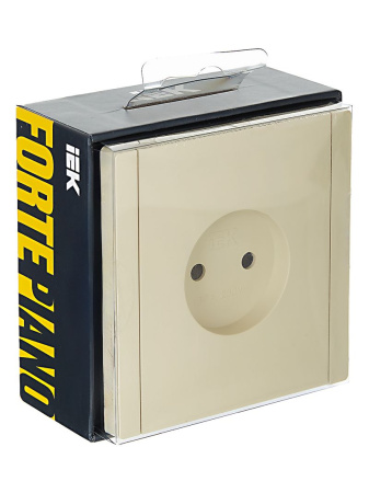 купить Фортепиано ваниль розетка скрытая 1-мест IP20  в Иванове Фортепиано ваниль розетка скрытая 1-мест IP20