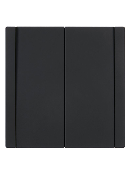 Фортепиано черный выключатель 2кл скрытая 10А IP20 