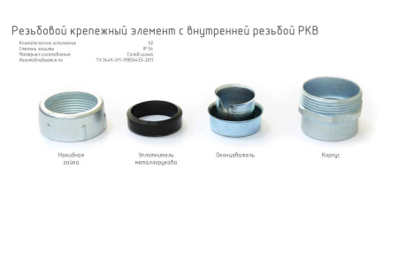 Муфта вводная 32мм IP54 металл ГОФРОМАТИК РКВ-32
