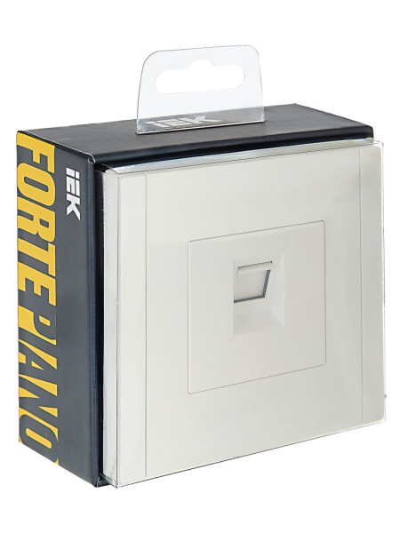 Фортепиано белый механизм RJ45 скрытая 1-ая кат.5е