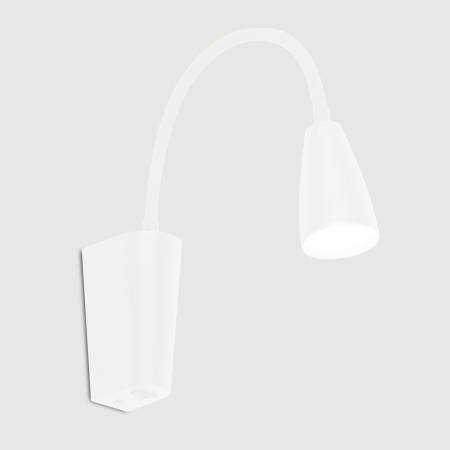 Светильник настенный (бра) 1*15Вт GU10 белый General гибкий