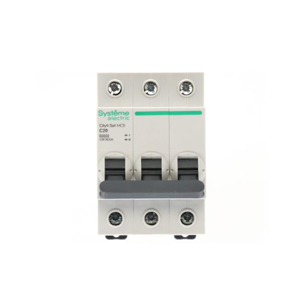 купить Автомат 3Р 20А C 6кА City9 Systeme Electric  в Иванове Автомат 3Р 20А C 6кА City9 Systeme Electric