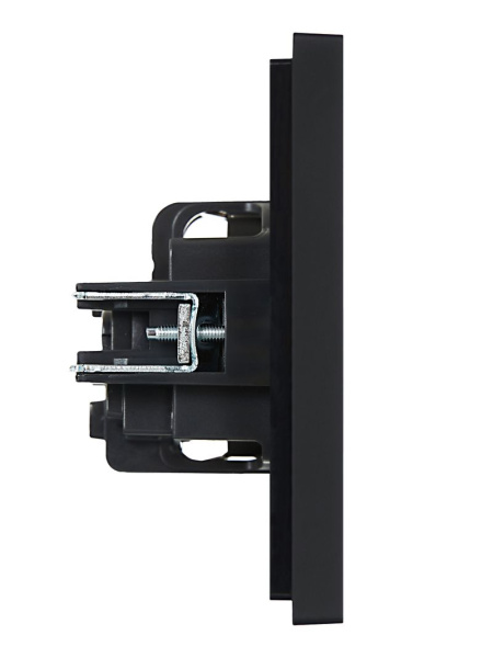 купить Фортепиано черный механизм розетки скрытая 1-мест заземление IP20  в Иванове Фортепиано черный механизм розетки скрытая 1-мест заземление IP20