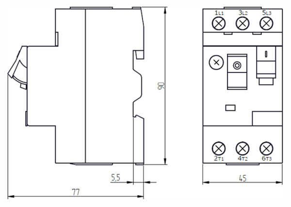 купить Автомат защиты двигателя 20-25А ПРК32 КЭАЗ в Иванове Автомат защиты двигателя 20-25А ПРК32 КЭАЗ