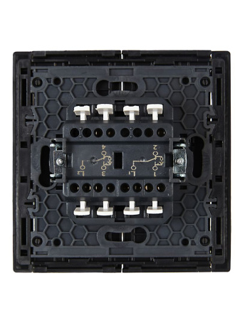 купить Фортепиано черный переключатель 2кл с подсветкой скрытая 10А IP20  в Иванове Фортепиано черный переключатель 2кл с подсветкой скрытая 10А IP20