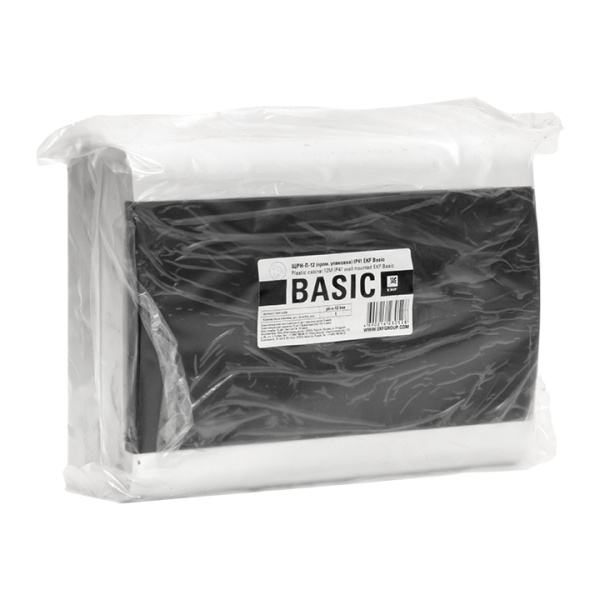 купить Бокс 12мод навесной белый чёрная дверь IP41 ЩРН-П EKF Basic в Иванове Бокс 12мод навесной белый чёрная дверь IP41 ЩРН-П EKF Basic