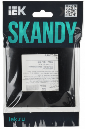 купить SKANDY Рамка 1-мест. SK-F01Bl черн. IEK в Иванове SKANDY Рамка 1-мест. SK-F01Bl черн. IEK