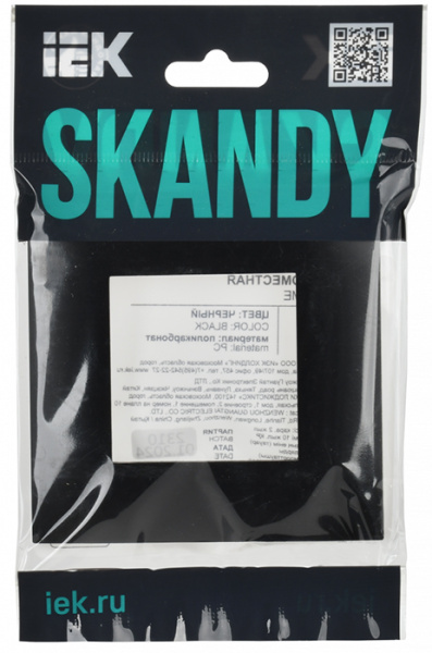 купить SKANDY Рамка 1-мест. SK-F01Bl черн. IEK в Иванове SKANDY Рамка 1-мест. SK-F01Bl черн. IEK