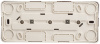 купить Этюд кремовый розетка открытая 3-мест шторки IP20  в Иванове Этюд кремовый розетка открытая 3-мест шторки IP20
