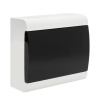 Бокс 10мод навесной белый черная прозрачная дверь IP41 SlimBox EKF