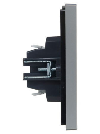 купить Фортепиано сталь выключатель 1кл с подсветкой скрытая 10А IP20  в Иванове Фортепиано сталь выключатель 1кл с подсветкой скрытая 10А IP20