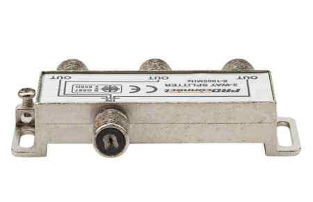 купить Делитель TVх3 5-1000МГц +4F-разъема в Иванове Делитель TVх3 5-1000МГц +4F-разъема