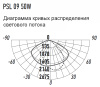 Светильник консольный ДКУ PSL 09  50W 5000K GR IP65 Jazzway