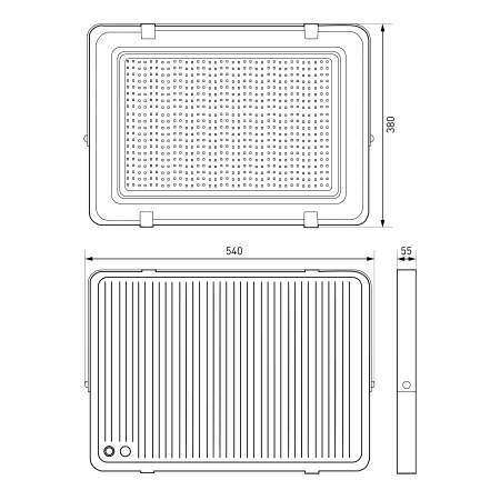 купить Прожектор свд 500Вт 6500К 50000лм черный IP65 120° ЭРА  в Иванове Прожектор свд 500Вт 6500К 50000лм черный IP65 120° ЭРА