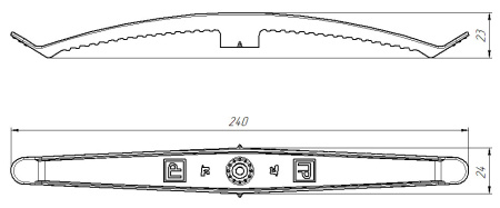 купить Держатель кабеля двусторонний 0-10мм пластик черный ПРОМРУКАВ 20шт/уп в Иванове Держатель кабеля двусторонний 0-10мм пластик черный ПРОМРУКАВ 20шт/уп