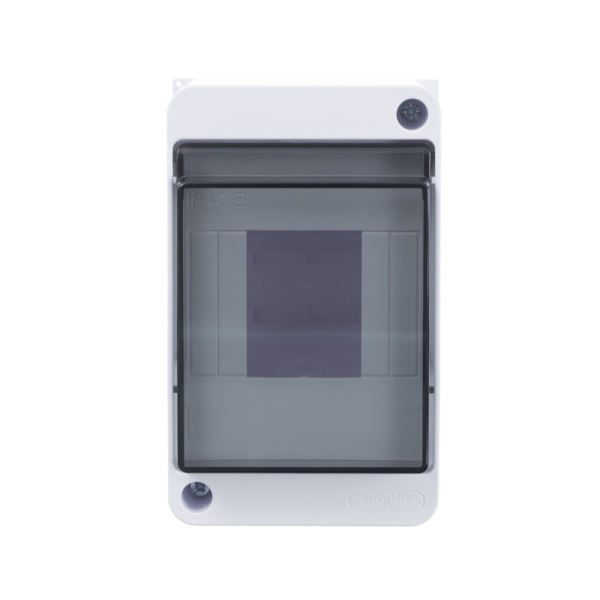Бокс 4мод навесной белый прозрачная дверь IP40 Easy9 Schneider Electric