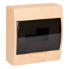 Бокс 8мод навесной сосна черная прозрачная дверь IP41 ЩРН-П EKF 