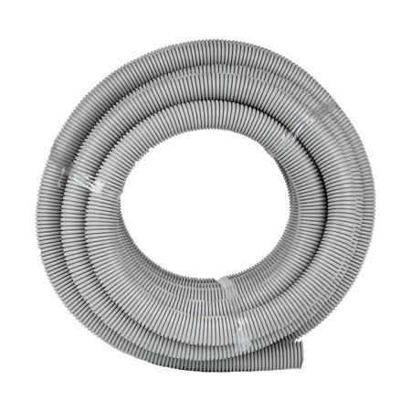 купить Труба гофра 40мм ПВХ 15м серый EKF с протяжкой  в Иванове Труба гофра 40мм ПВХ 15м серый EKF с протяжкой