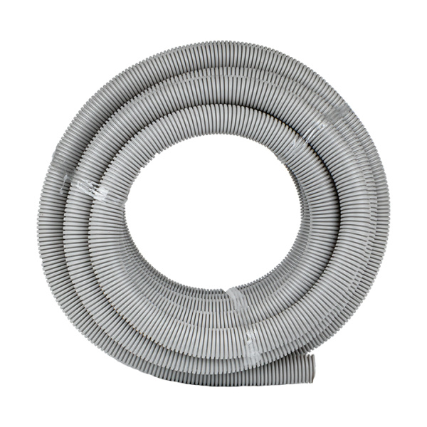 купить Труба гофра 40мм ПВХ 15м серый EKF с протяжкой  в Иванове Труба гофра 40мм ПВХ 15м серый EKF с протяжкой