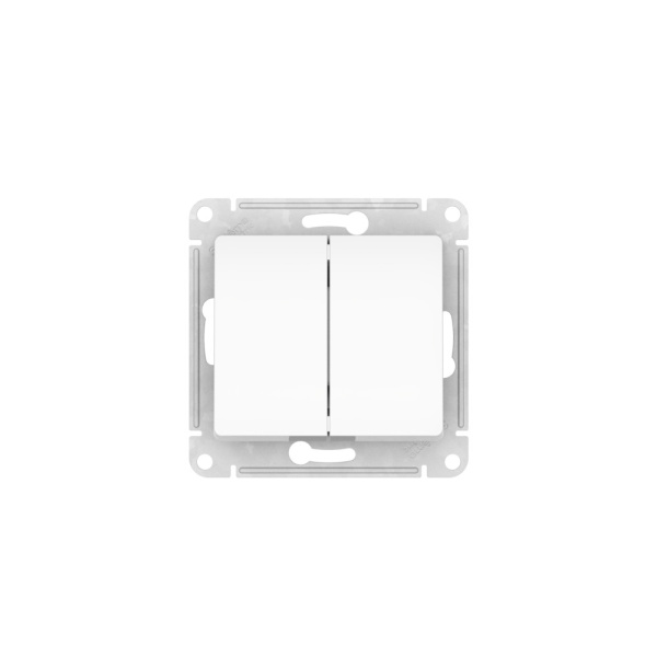 купить Глосса белый выключатель 2кл скрытая 10А IP20 быстрозажим.клем.   в Иванове Глосса белый выключатель 2кл скрытая 10А IP20 быстрозажим.клем.