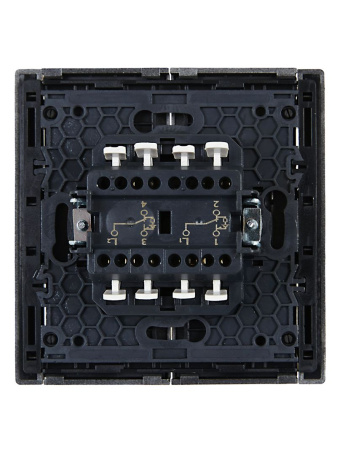 купить Фортепиано сталь переключатель 2кл с подсветкой скрытая 10А IP20  в Иванове Фортепиано сталь переключатель 2кл с подсветкой скрытая 10А IP20