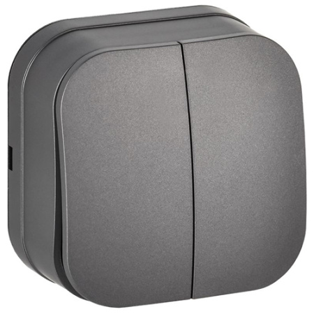 купить Глори сталь выключатель 2кл открытая 10А IP20   в Иванове Глори сталь выключатель 2кл открытая 10А IP20