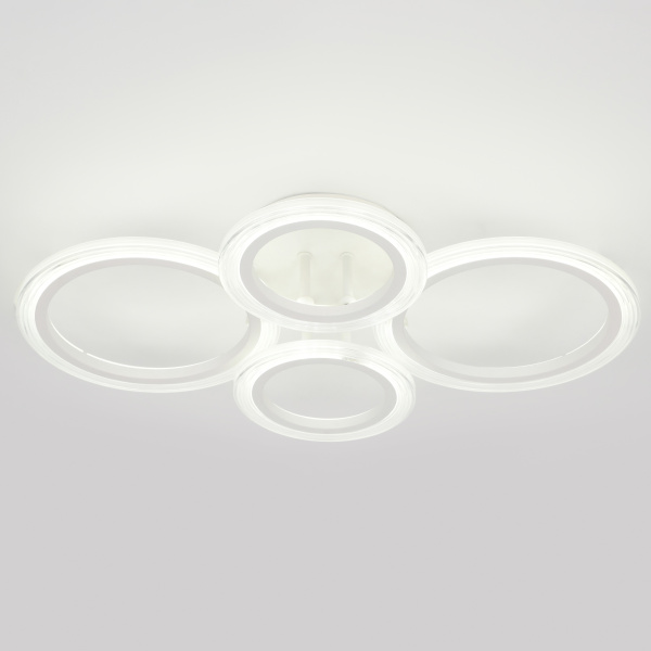 Светильник потолочный (люстра) свд 59Вт 3000К-6500К 4900лм белый пульт